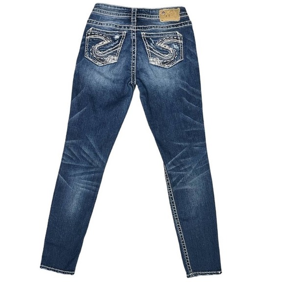Silver Jeans Denim - Silver Lola Boyfriend Skinny Jeans Size 25/29